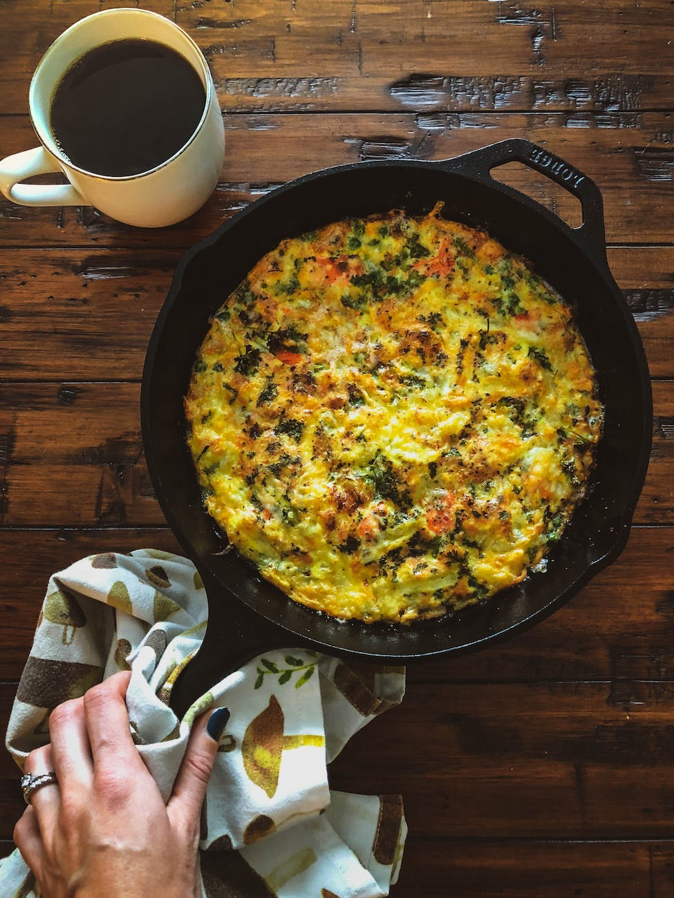 ZUCCHINI SPINACH FRITTATA