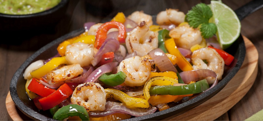 SHEET PAN SHRIMP FAJITAS