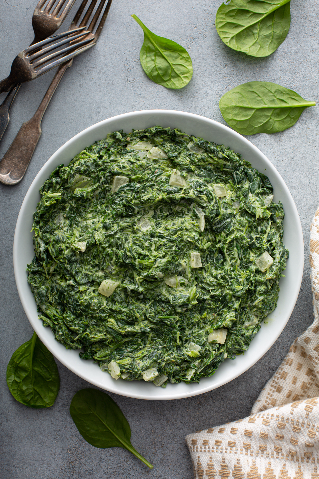 CREAMED SPINACH