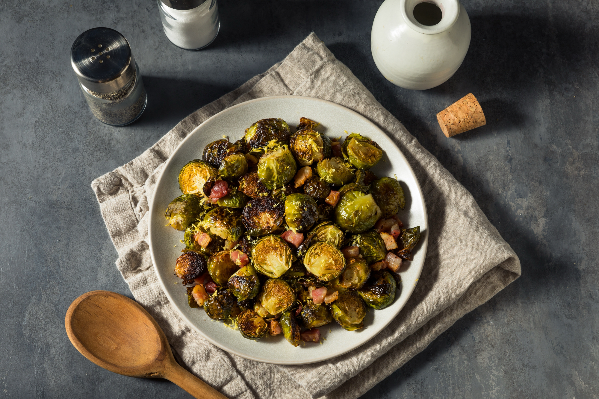 BAKED BRUSSELS SPROUTS AND PANCETTA RECIPE