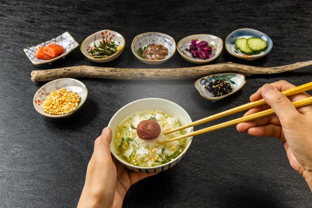 Japanese Ochazuke – Green Tea Rice&nbsp;Bowl