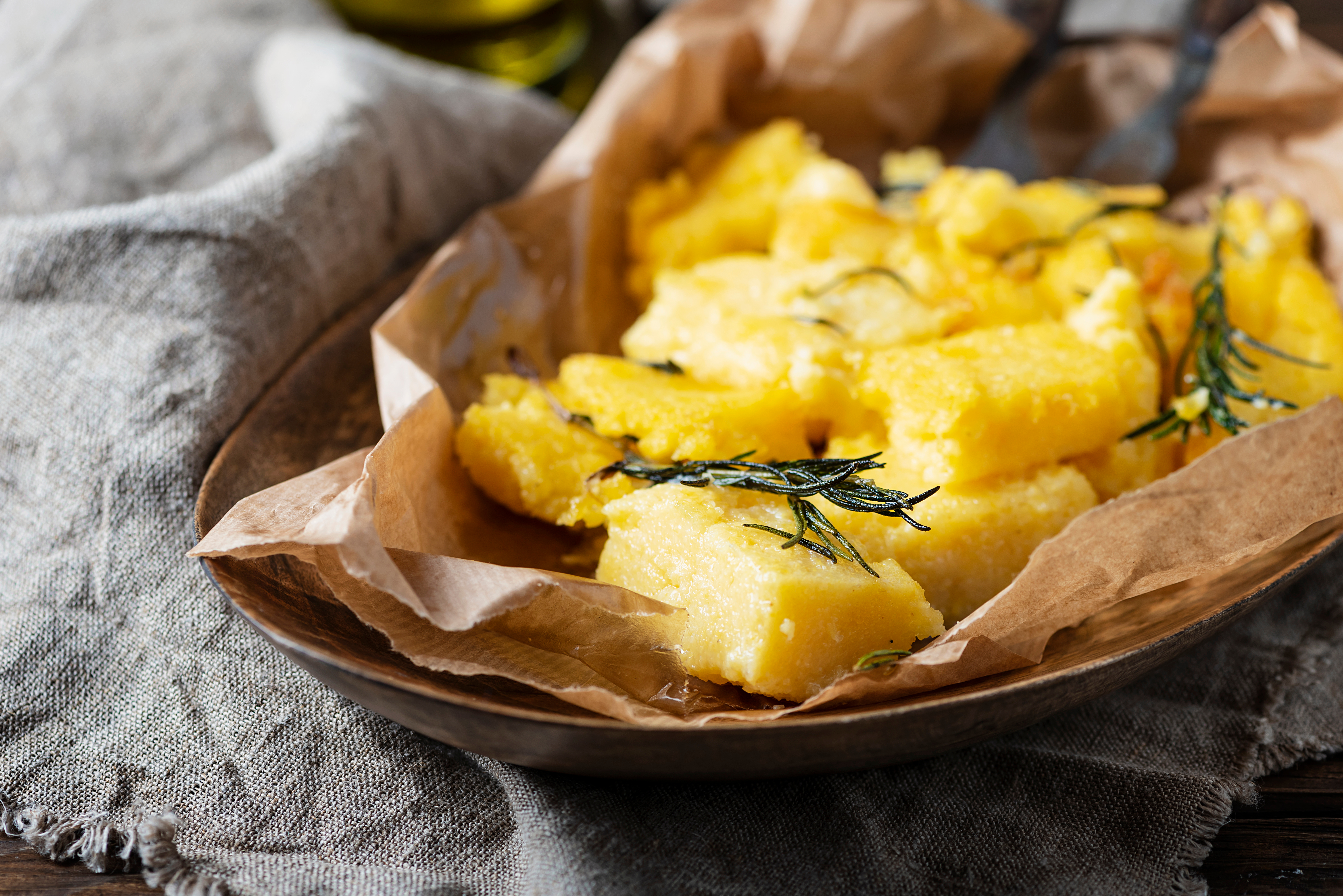 Pan-Fried Vegan Polenta – Crispy Outside, Creamy Inside