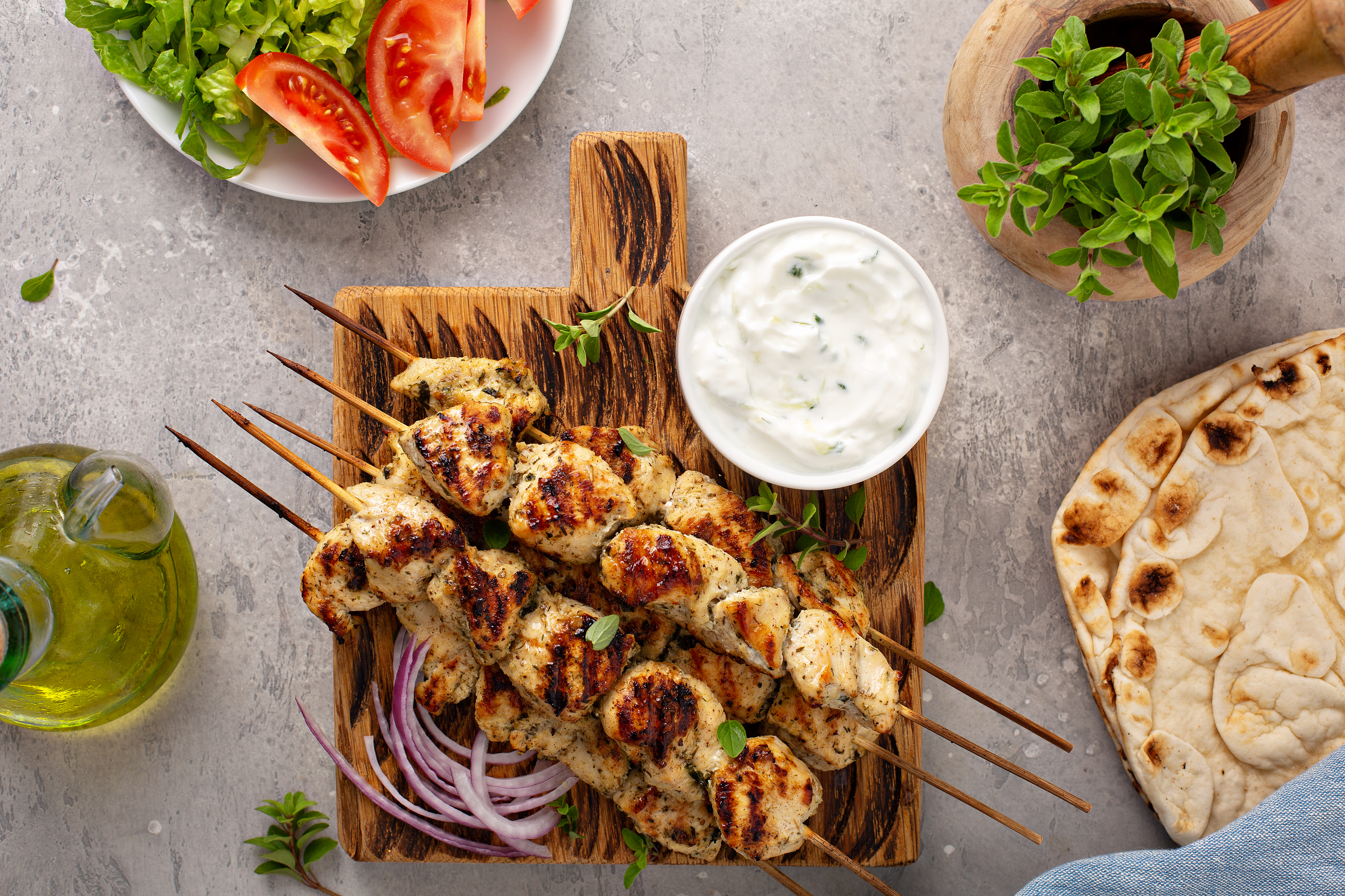 Chicken Souvlaki with Tzatziki – Greek Skewers from Scratch
