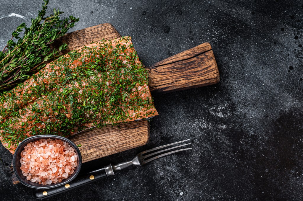 gravlax recipe, Swedish salmon, mustard dill sauce, Scandinavian Christmas food, gluten-free holiday appetizers