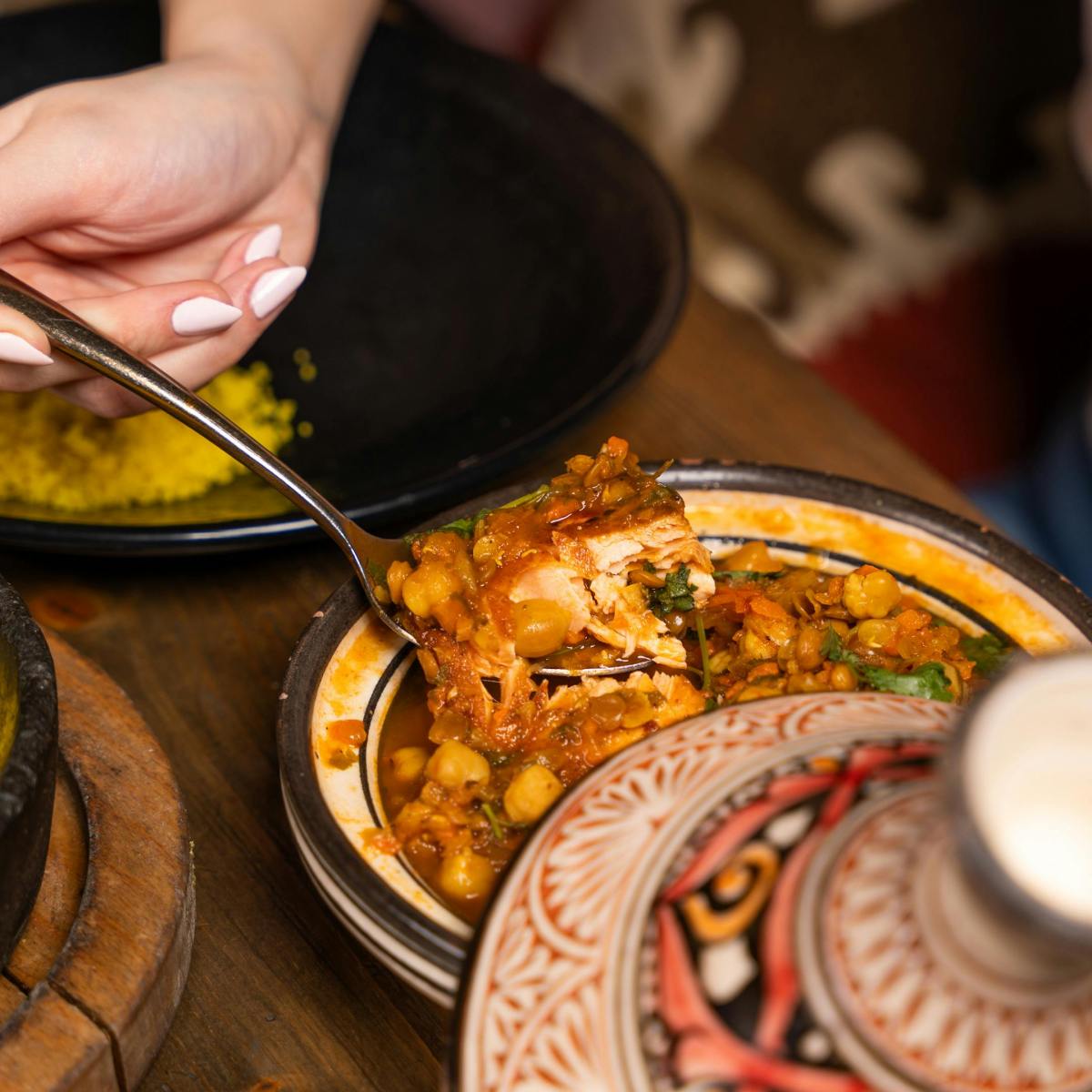 Moroccan Chickpea & Vegetable&nbsp;Tagine